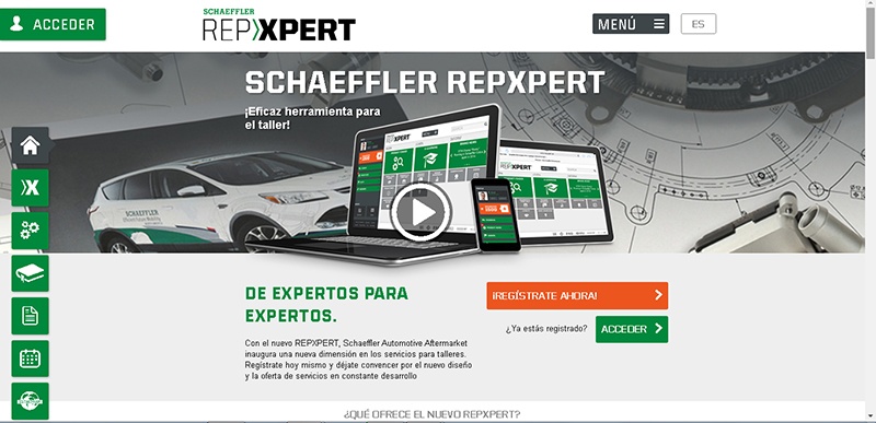 Schaeffler lanza Repxert, un portal de capacitación y materiales técnicos